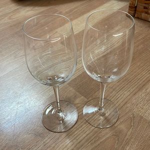 2 Tiffany & Co Wine Glasses
